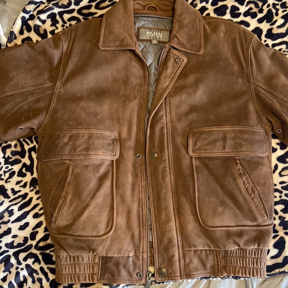 Rare vintage  1985 Wilson’s Leather jacket with removable insert - Picture 5 of 16